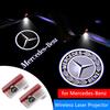 BENZ 2X Led Car Door Welcome Light Projector Logo for Mercedes Benz W205 AMG W176 W177 W212 W166 Interior Mouldings TYD-BECHI