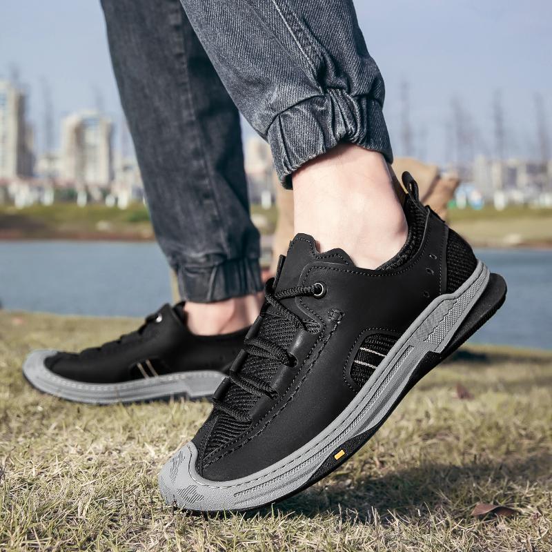 Fashion Lightweight Walking Sneakers Non-Slip Comfortable Gym Sports Shoes Casual Athletic Work Shoes Men's Breathable Running Shoes