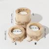 1pc/3pcs - Wooden Tea Lamp Holder, Suitable for Decorating Wooden Flower Pots In the Center of Wedding and Birthday Tables