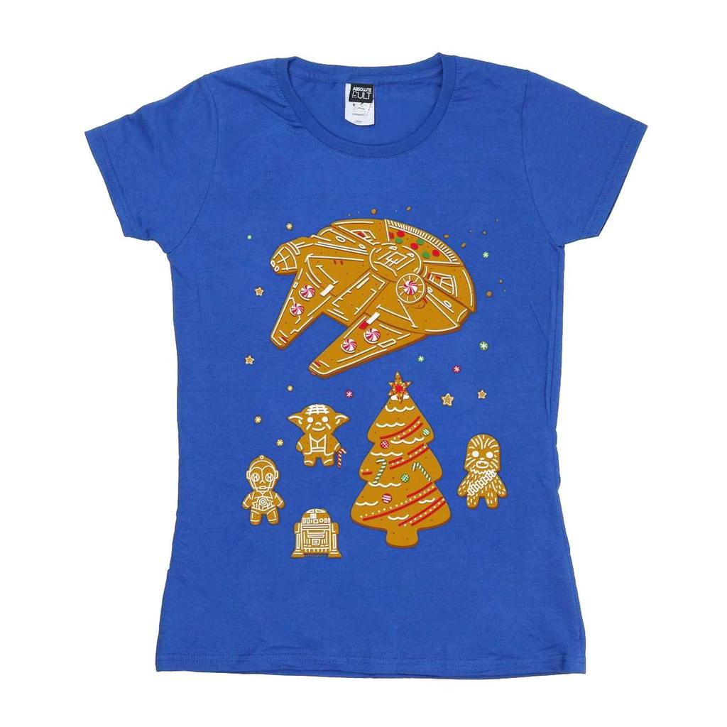 STAR WARS Damen/Damen Lebkuchen Rebellen Baumwoll-T-Shirt