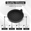 Anti-slip Car Cup Holder Pad - Anti-rattle, Water-resistant Coaster with Edge