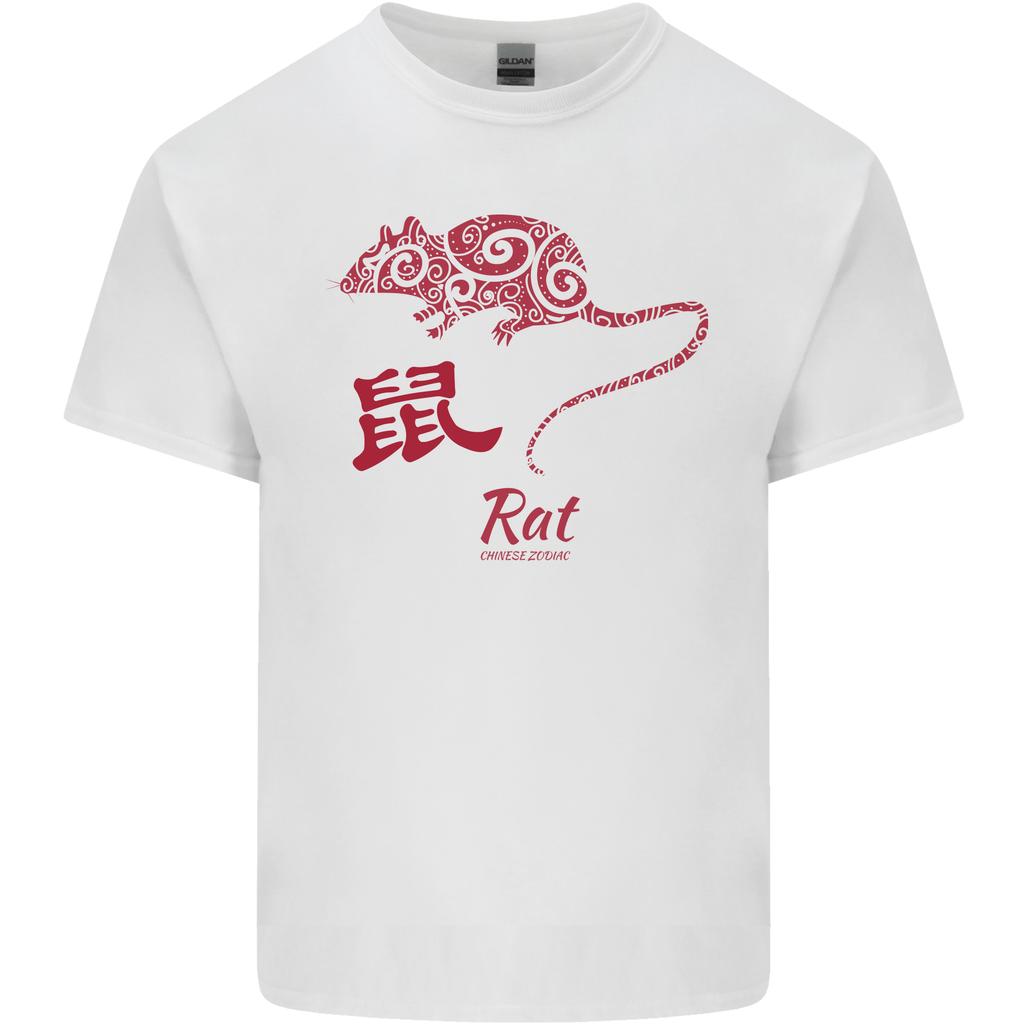 Chinese Zodiac Shengxiao Year of the Rat Unisexs Light Cotton TShirt