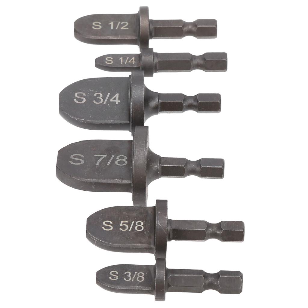 6Pcs Tubo Expansor Rolamento Aço Hex Alça Ar Condicionado Tubo De Cobre Conjunto De Ferramentas De Estampagem