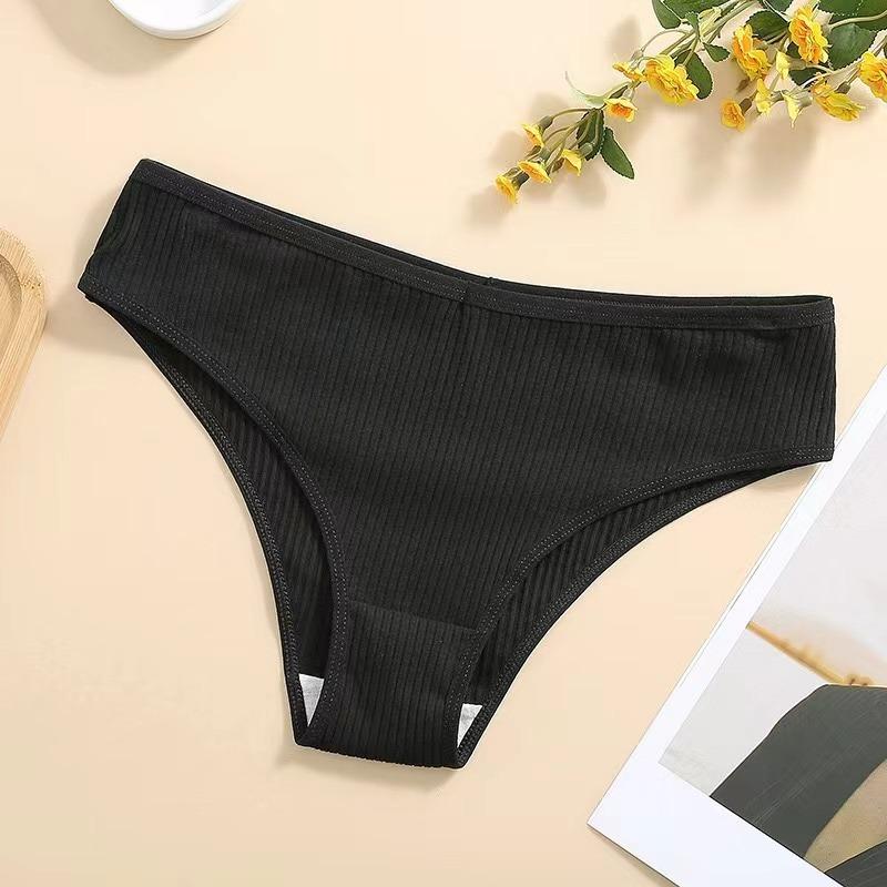 Cotton Panties Women's Comfortable Briefs Waffle Style Underwear Female S-XL Soft Underpants Ladies Panties