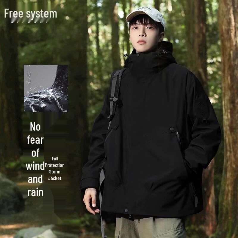 Unisex Outdoor Windproof Waterproof Trekking Jacket