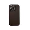 Metal Button Frosted Clear Phone Case for Apple iPhone 15 Pro Max | Full Coverage Protective Cover for iPhone 13
