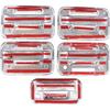 NewYall Chrome Exterior Door Handle Cover with Keypad and Tailgate Cover for Ford F-150 2004-2014 Outer Front Rear Left Driver Right Passenger Side