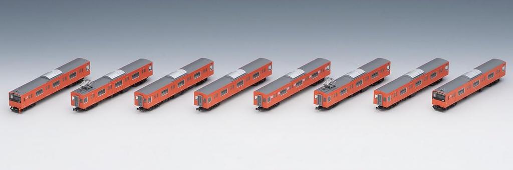 TOMYTEC N Gauge JR 201 Series JR West 30N Updated Version Orange Set 98843 Model Train