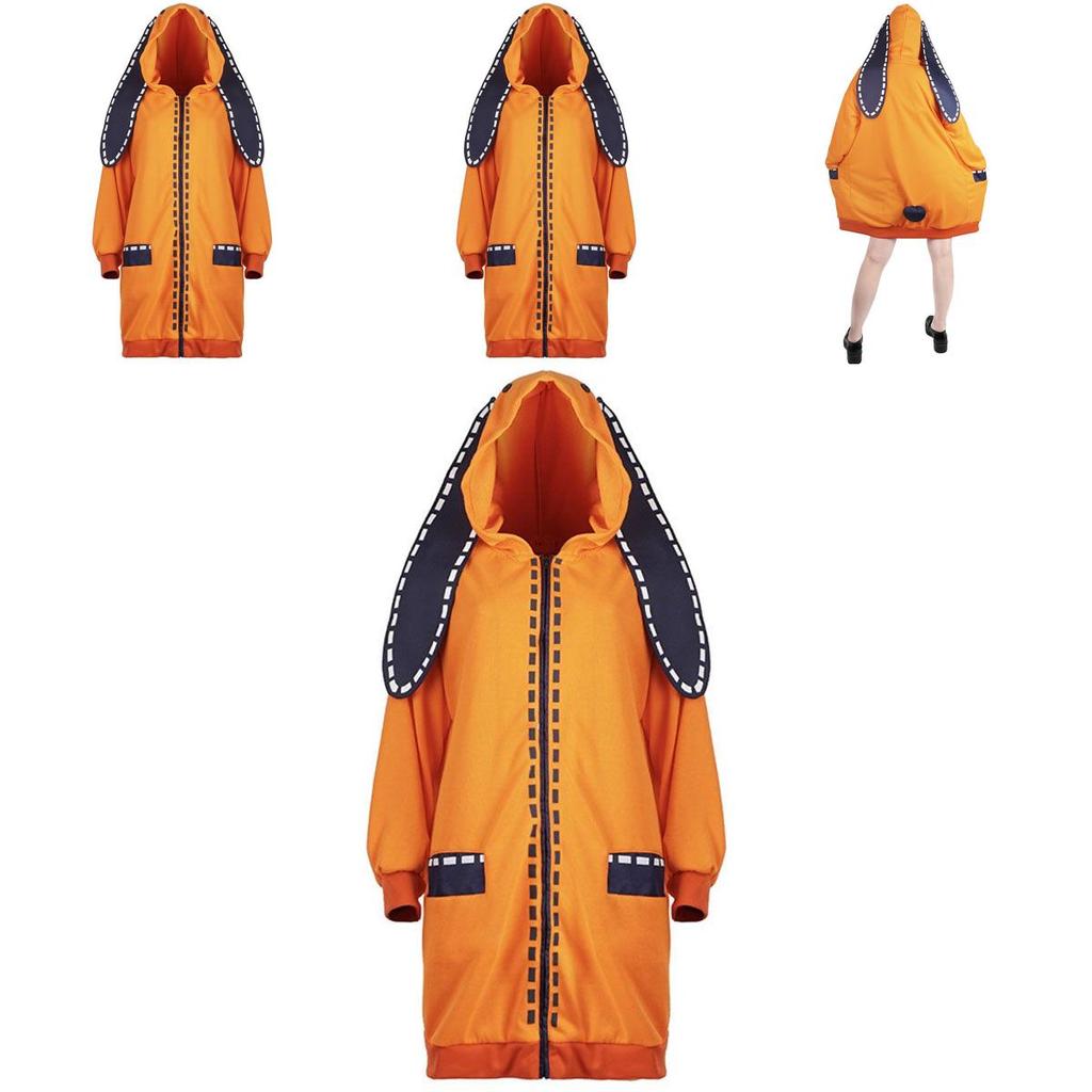 Kakegurui Runa Yomozuki Cosplay Costume Stylish Hoodie Coat For Anime Fans