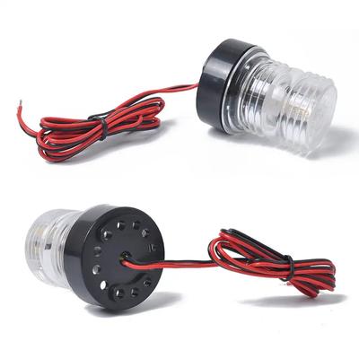 360 Degree All Round Boat Light 12V LED Navigation Anchor Light Waterproof Marine Boat Light 6300k White Yacht Sailing Lamp