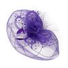 Elegant Mesh Fascinator Hat With Feathered And Flower Nonslip Headband For Women TeaParty and Masquerades Event Wear