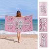 Character E-Esther B-Bunny Microfiber Blanket Quick Drying Beach Towels Oversized Printing Super Absorbent Pool Towel Blanket