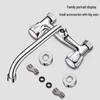 Larsd LX313 Wall-Mounted Kitchen Faucet with Rotatable Spout