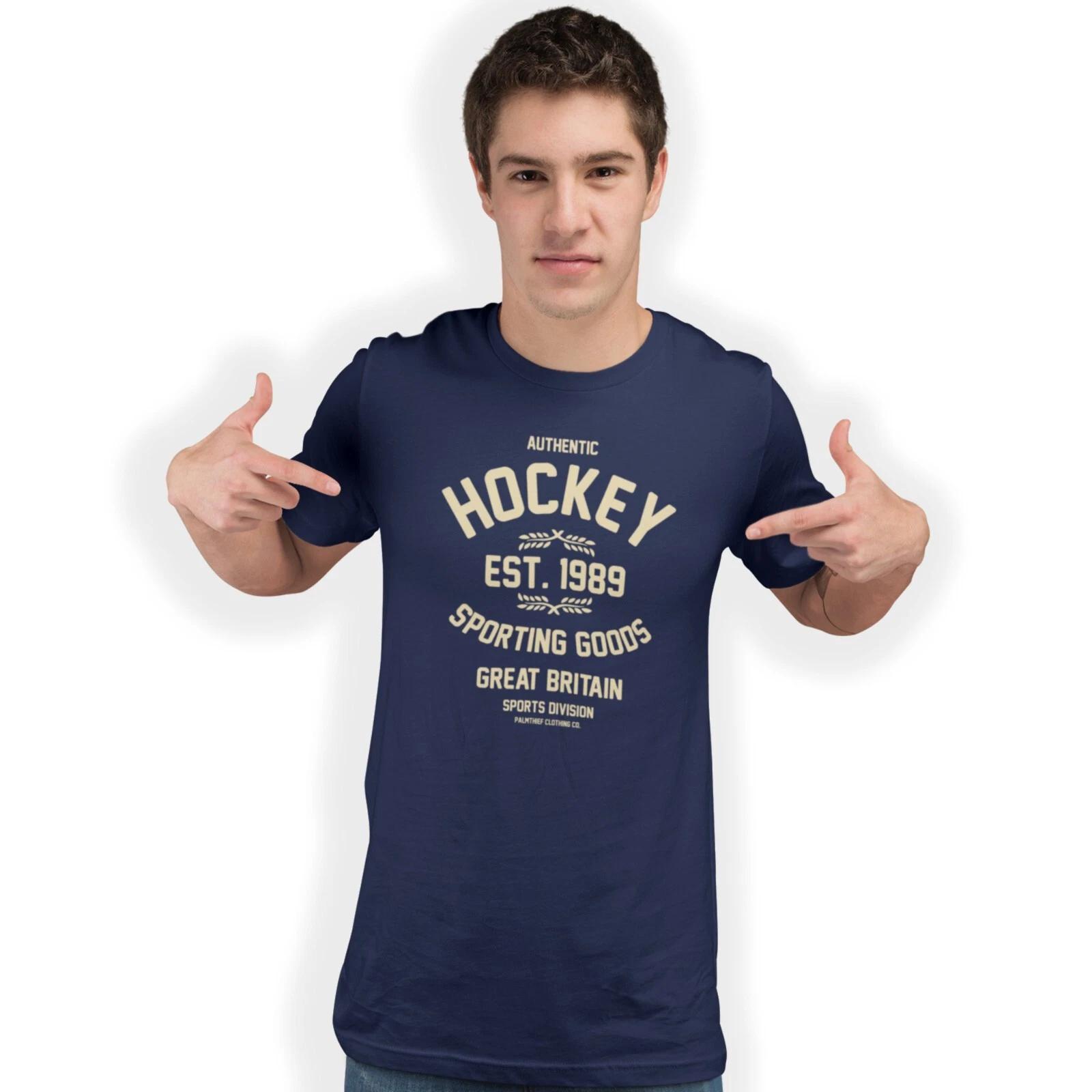 Authentic Hockey Hand Printed T-Shirt Birthday Gift 3XL