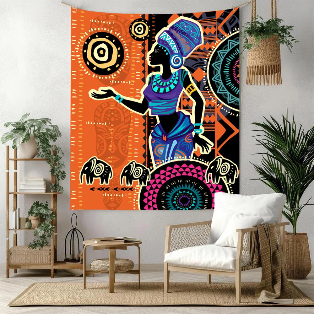 Afrikanischer Stil Wanddekoration Wandteppich Kunst Für Haustier-Gedenken Geburtstag Hochzeitsparty Hintergrund Familiengeschenk