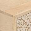 Console Table 90x30x76 cm Solid Mango Wood and Iron