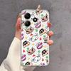 Cute Crayons Shinchan Soft Phone Cover Case for Xiaomi Redmi Note 14 Pro Plus 10S 14C A4 12 11S 12S 9 10 Note 13 13C 11