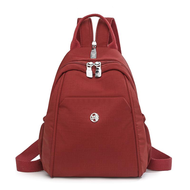 

Рюкзак Короткое Путешествие Маленький Рюкзак Женский Легкий Кроссбоди Для Верховой Езды Нагрудная Сумка красный