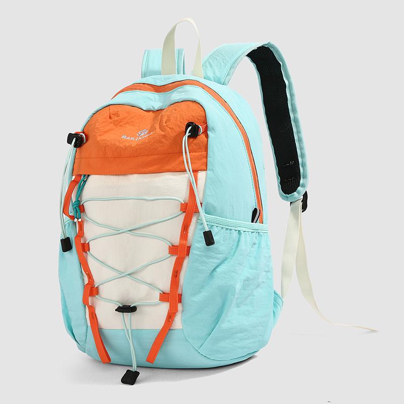 Outdoor Sport Rucksack für Herren und Damen Kontrast Leichter Rucksack