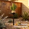 Waterproof Outdoor Cactus Lamps Solar Garden Light, Resin Pathway Desert Theme Yard Accessories LED Light with Stake for Patio Lawn Decor Powered