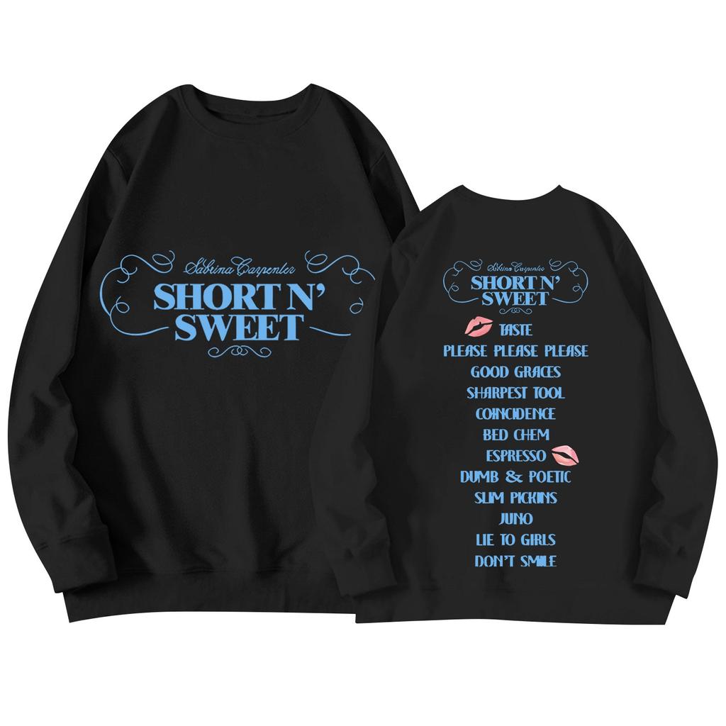Women's Casual Loose Color Printed Round Neck Long Sleeved Sweatshirt