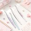 High Precision Curved Stickers Tweezers Lashes Extension Tweezer  Miniature Scene Stickers
