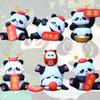Figurine Panda Pvc Model Doll Collectible Home Cake Topper Decor Gifts Blessing