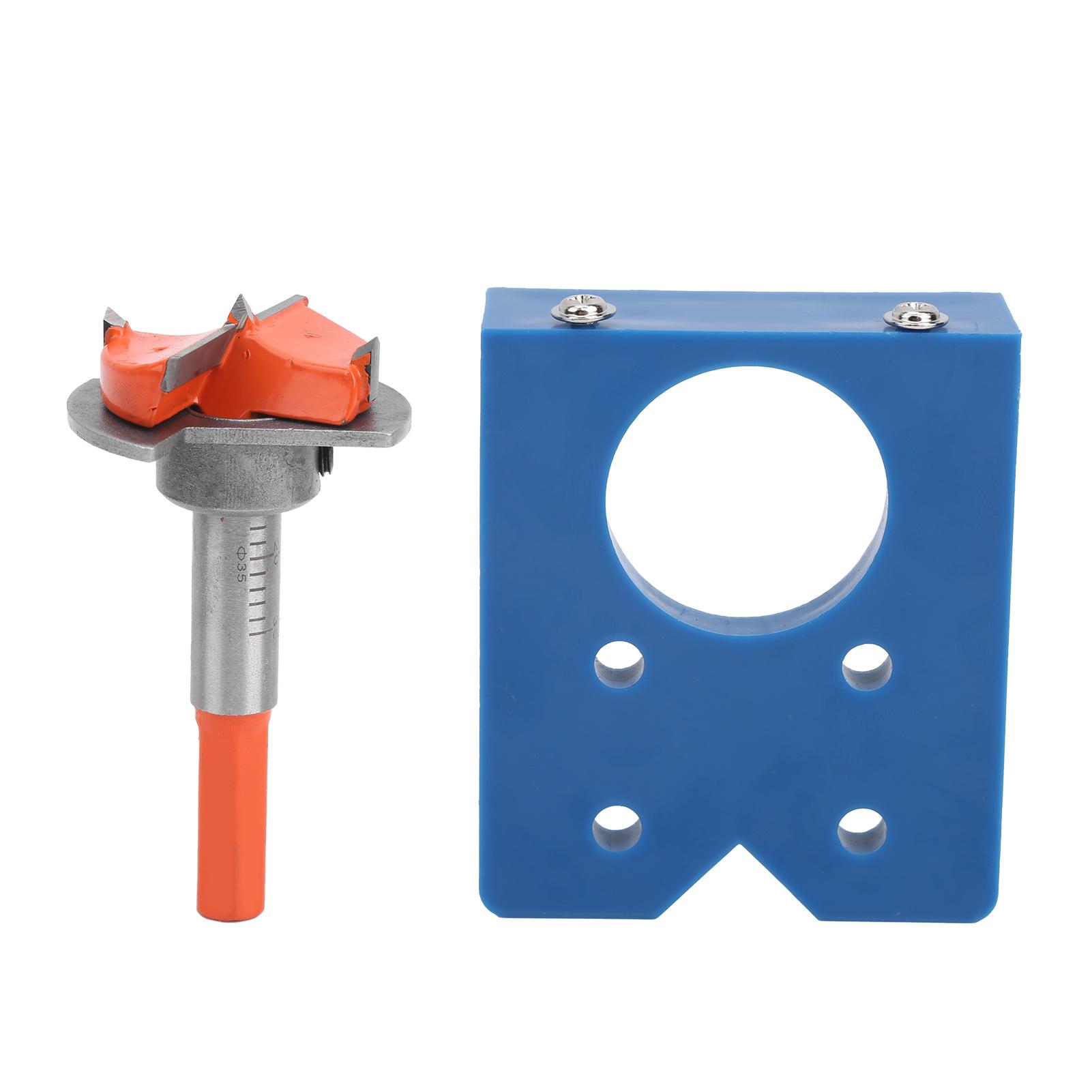 

Открывалка для отверстий под петли Сверлильный кондуктор для сверления дверей Локатор для скрытых деревообрабатывающих инструментов 35 мм