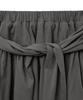 Lougeu Twist Tie Mini Skirt_Gray