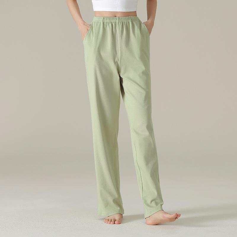 Women's Pure Cotton Loose Sleep Pants - Lightweight for Spring, Summer, and Autumn with Plus Sizes, Suitable for Casual Home or Outdoor Wear.