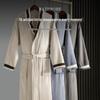 7A Antibacterial Quick-Dry Bathrobe, Water Absorbent Cotton Blend for Couples, Suitable for Adult Men and Women, Perfect for Autumn and Winter.