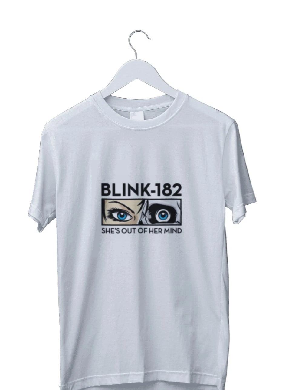 Men s Casual Graphic Blink 182 She s Out Of Her Mind Graphic Print ... S