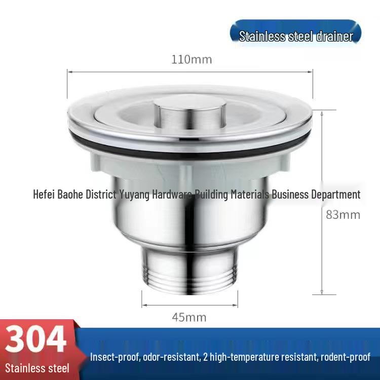 Single Bowl Kitchen Sink Drain Extension Accessory