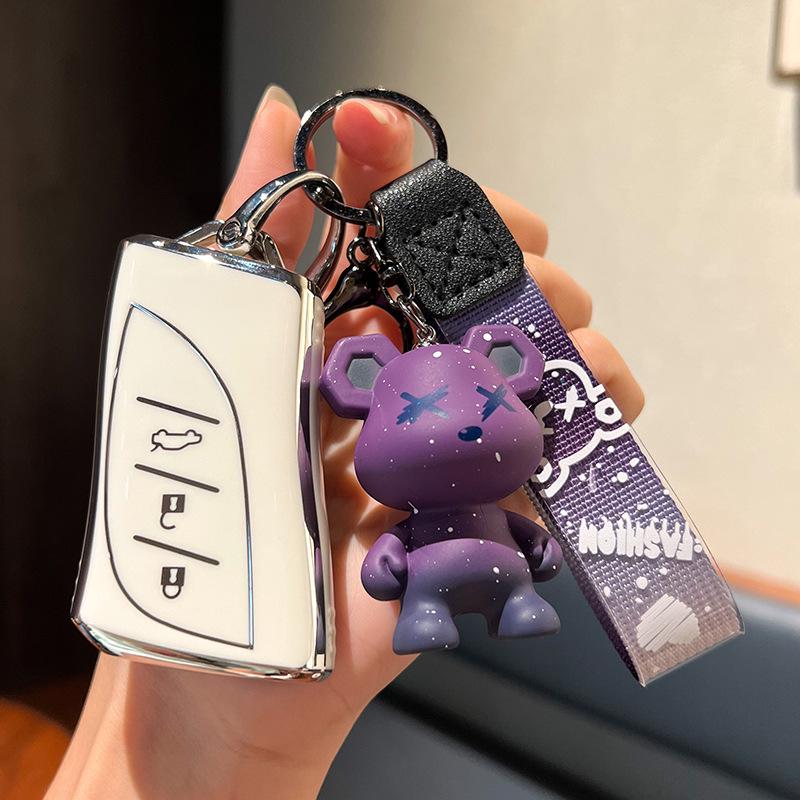 Lexus Key Case for UX260H, ES200, RX, NX, LX - Women's Car Key Bag Shell & Buckle