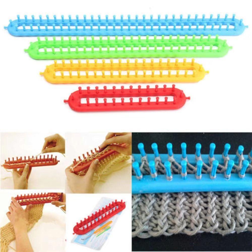 DIY Weaving Loom Knitting Kit 26/36/47/58cm Braiding Tool Portable Wool Knitter