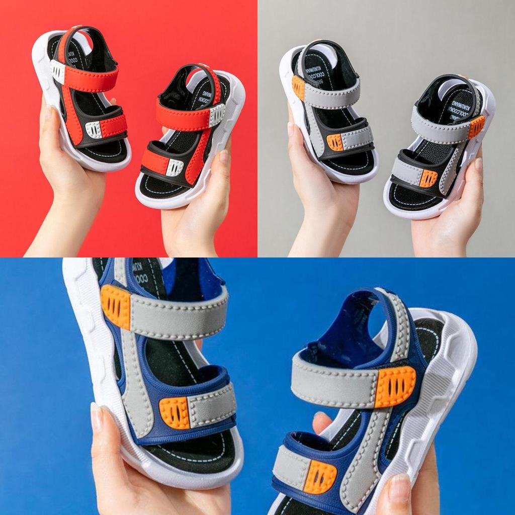 Children's Beach Shoes Men's Soft Soled Toe Anti-collision Sandals Fashion Sandals