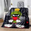 Marvin The Martian Animal Funny Throws Blanket Hiking Picnic Super Soft Quilt Bed Thermal Kawaii Flannel Blanket birthday gift