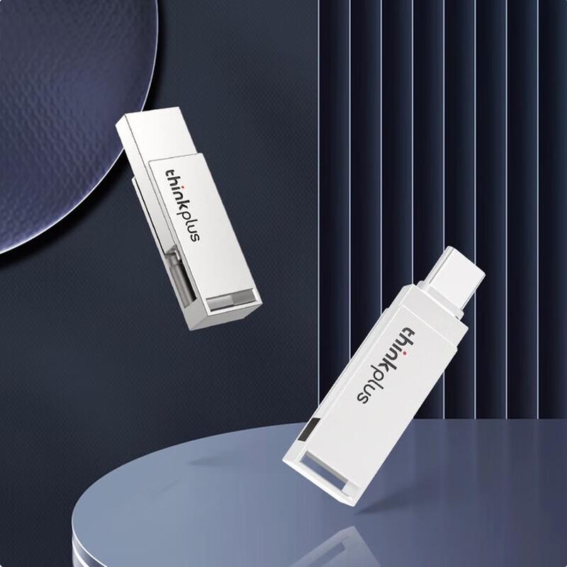 Lenovo ThinkPlus MU90 Dual-Interface USB 3.2 Type-C Metal Flash Drive