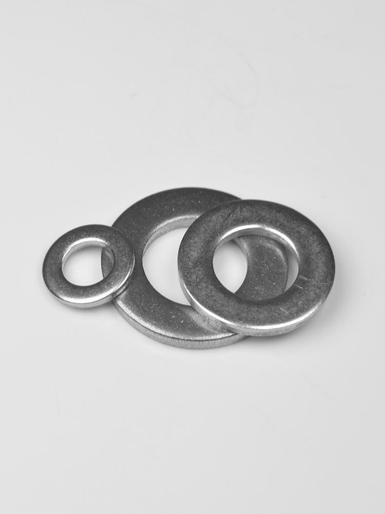304 Stainless Steel Flat Washer Spacer, Thickened, Sizes M1.6 To M36