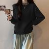 2026 Autumn/Winter Women's Beaded Pullover Sweater - High-End Korean Style Knit Base Layer