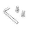 Angle Grinder Auxiliary Handle Non-Slip Shock-Absorbing 8MM Handle With Screws For 100 Type Angle Grinder