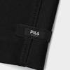 (WMNS) FILA Milano Solid Color Mid-Length Knitted Coat 'Black' Women's F11W335505F-BK