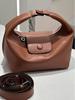 Niche Design Dumpling Cowhide Leather Women's Underarm Crossbody & Handbag - Large Capacity, High-End Feel