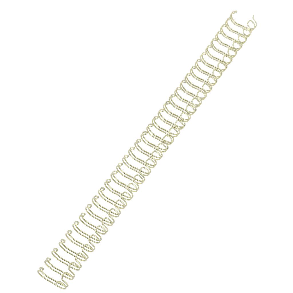 100 Stück 9 16-Zoll-Drahtbinderücken, 120 Blatt Kapazität, Spiralbindung mit Doppelring, Doppelringdrähte, Kammbindungsrücken