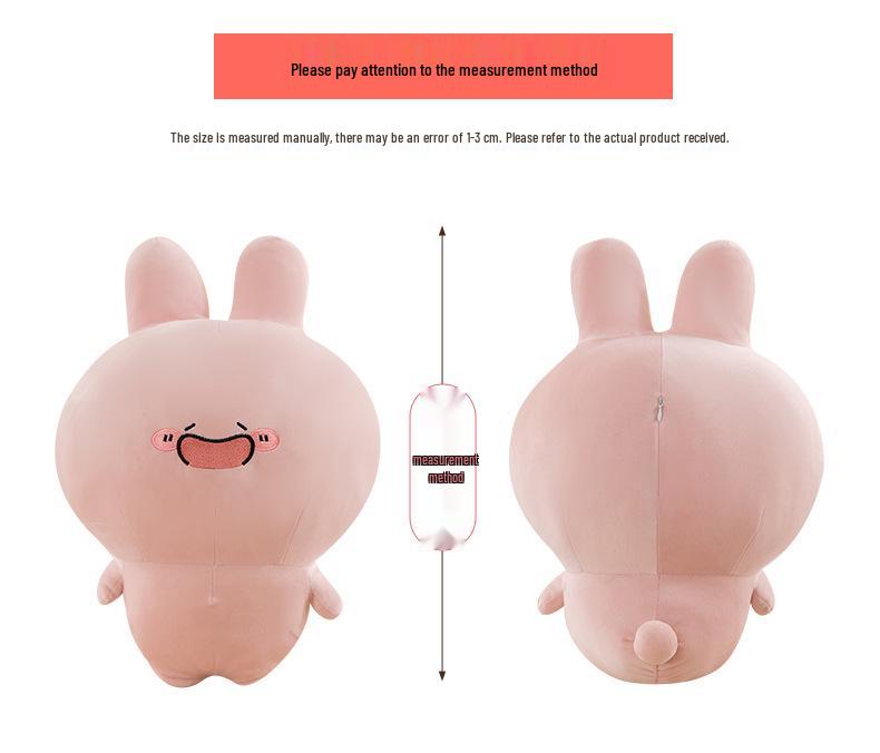 Asa Mimi Plush Toy - Cute Sleep Companion, Soft Cartoon Rabbit Cushion Gift for Girls