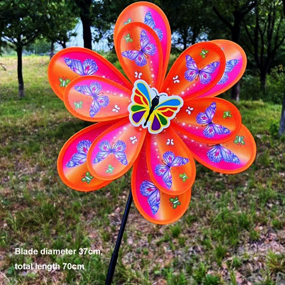 Double/Single layered Hot Air Balloon Insect Windmill  Outdoor Party Picnic Decor