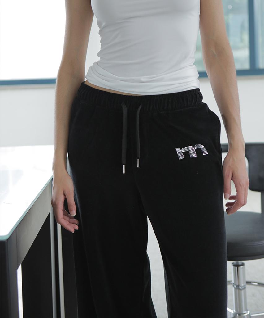 MINERAL STUDIO Velour Pants (Black)