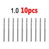 40Pcs Titanium Coated High Speed Steel Drill Bit Set Tool HSS Twist Drill Bit Set 0.6mm 1.0mm