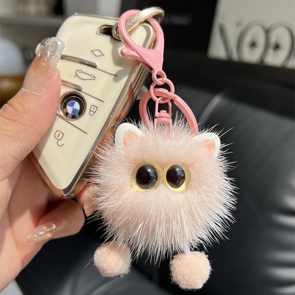 Briketler Araba Anahtarlık Kolye Peluş Top Kolye