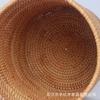 Nordic Decor Home Decoration Accessories Rattan Woven Storage Bucket Do The Vase Pure Handmade Ornaments Natural Wood Furniture